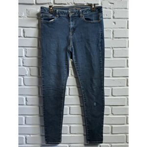 Michael Kors Women’s Size 8 Izzy Skinny Dark Wash Ankle Denim Jeans Urban Chic